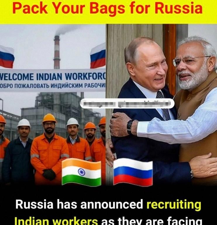 豁出去了！普京急破人口困局，敞开国门无上限收印度劳工，却埋下个民族身份的大雷

