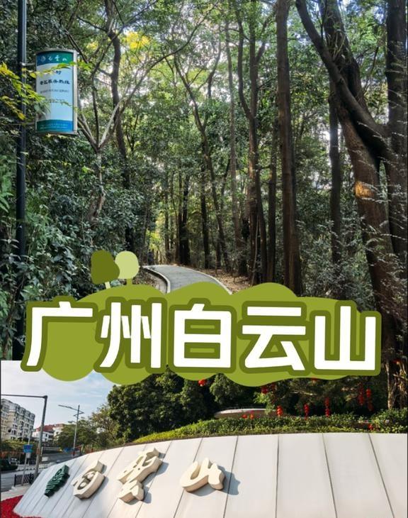 悠闲步伐，林中漫游
❤白云山位于广州市白云区广园中路，地处城市东北部，主峰摩星岭