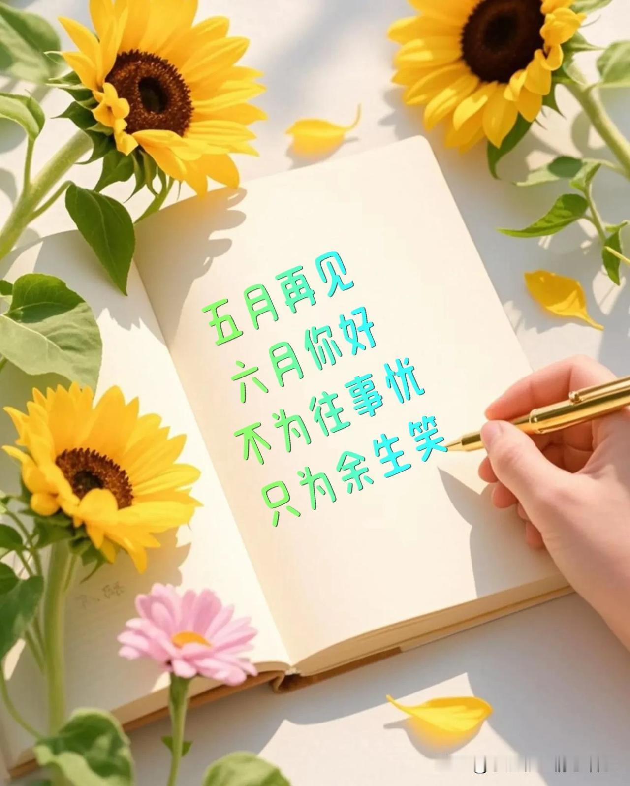 五月再见
六月你好
不为往事忧
只愿余生笑