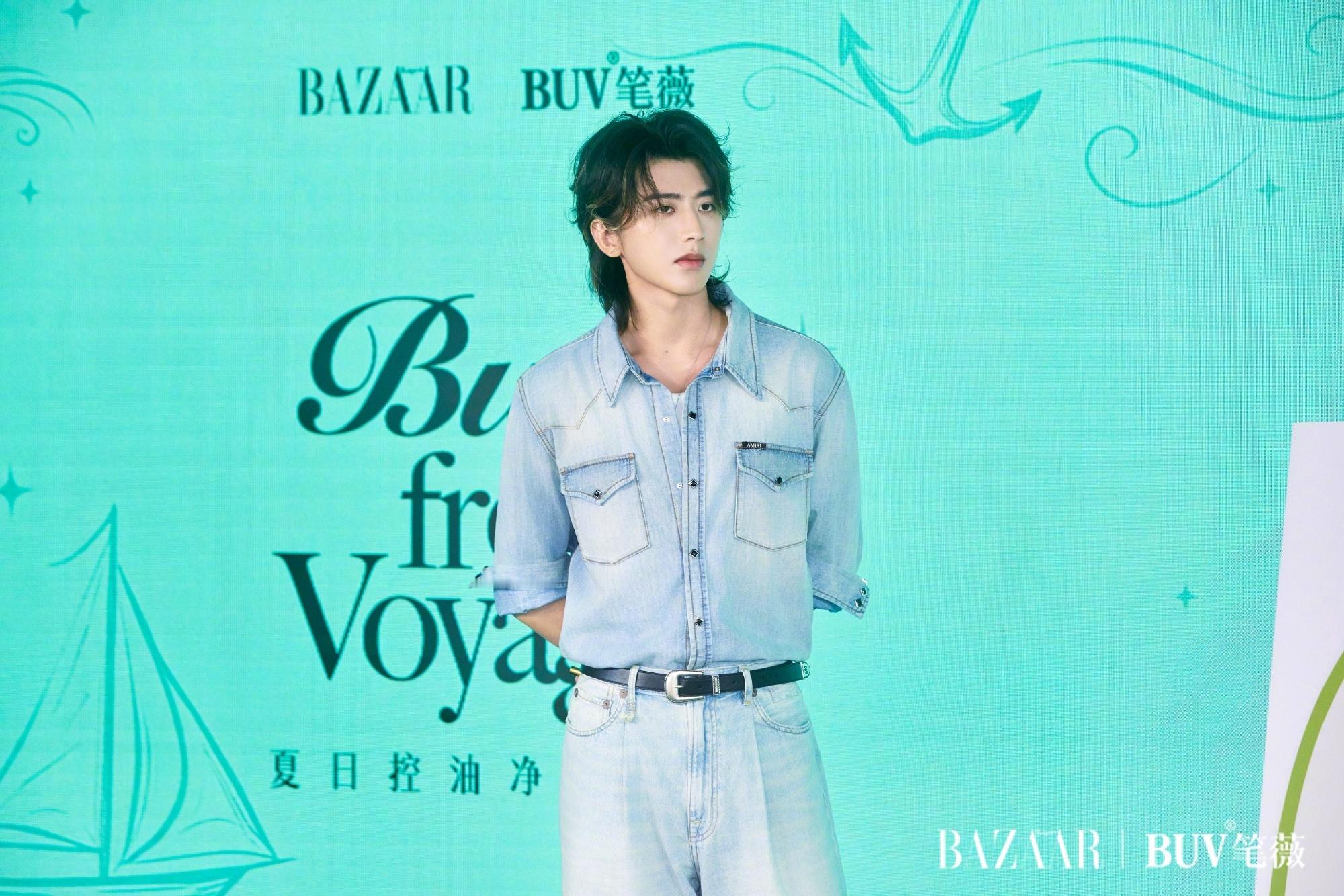 蔡徐坤  蔡徐坤buv全球品牌代言人 太帅了，身材比例优越