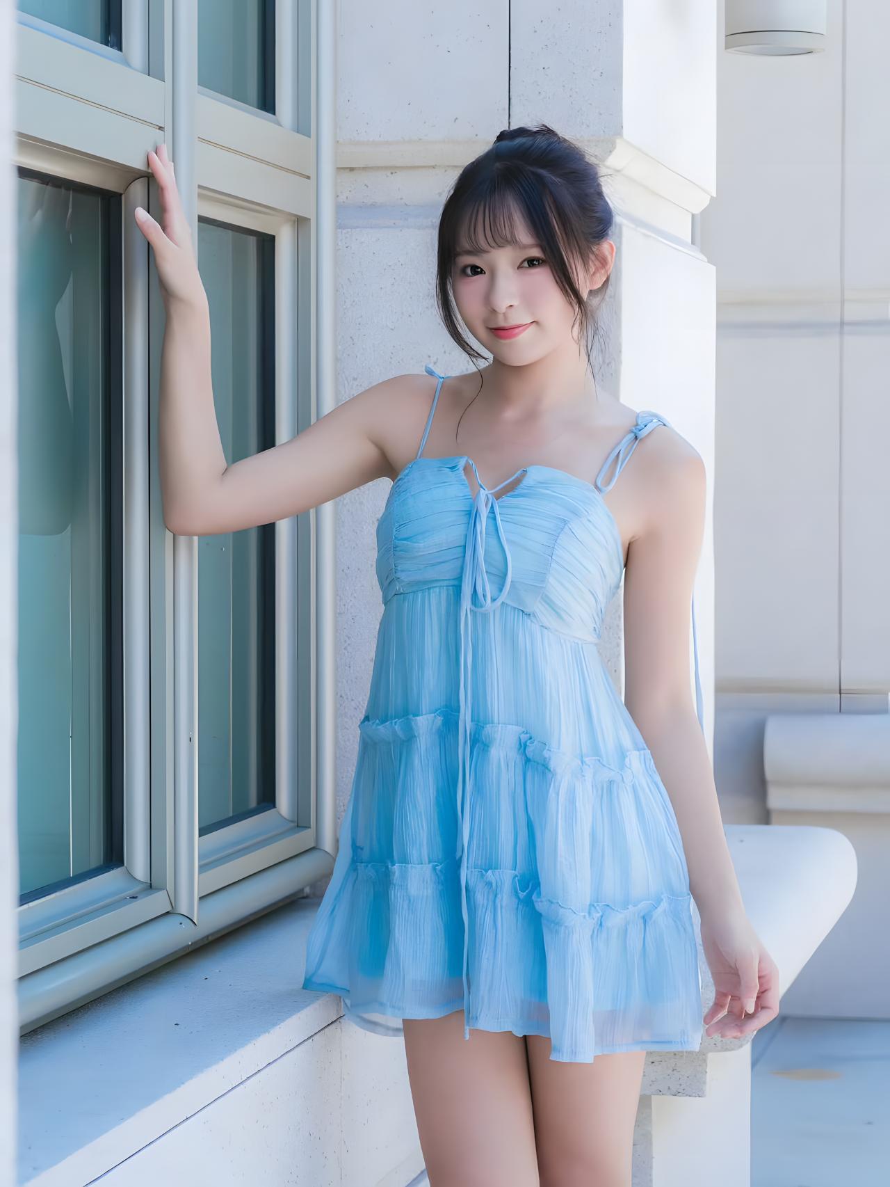 《午后时光》
阳光温柔地洒在浅色的建筑墙面上，为这个宁静的午后增添了一抹温暖的色