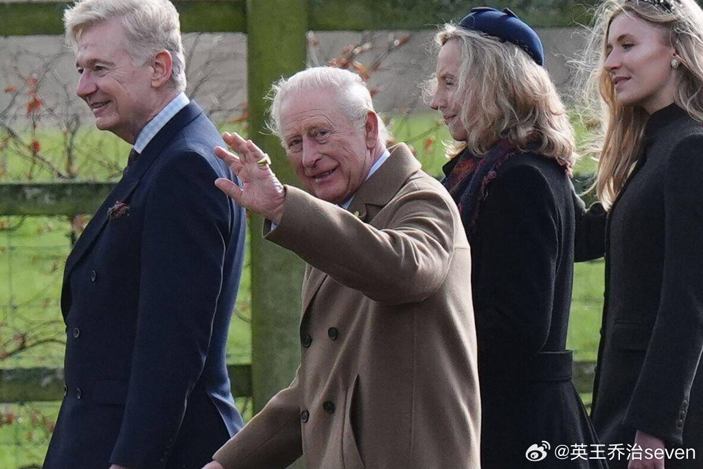 查尔斯三世国王 【news】国王昨天在参加完诺福克桑德灵厄姆圣玛丽抹大拉教堂主日
