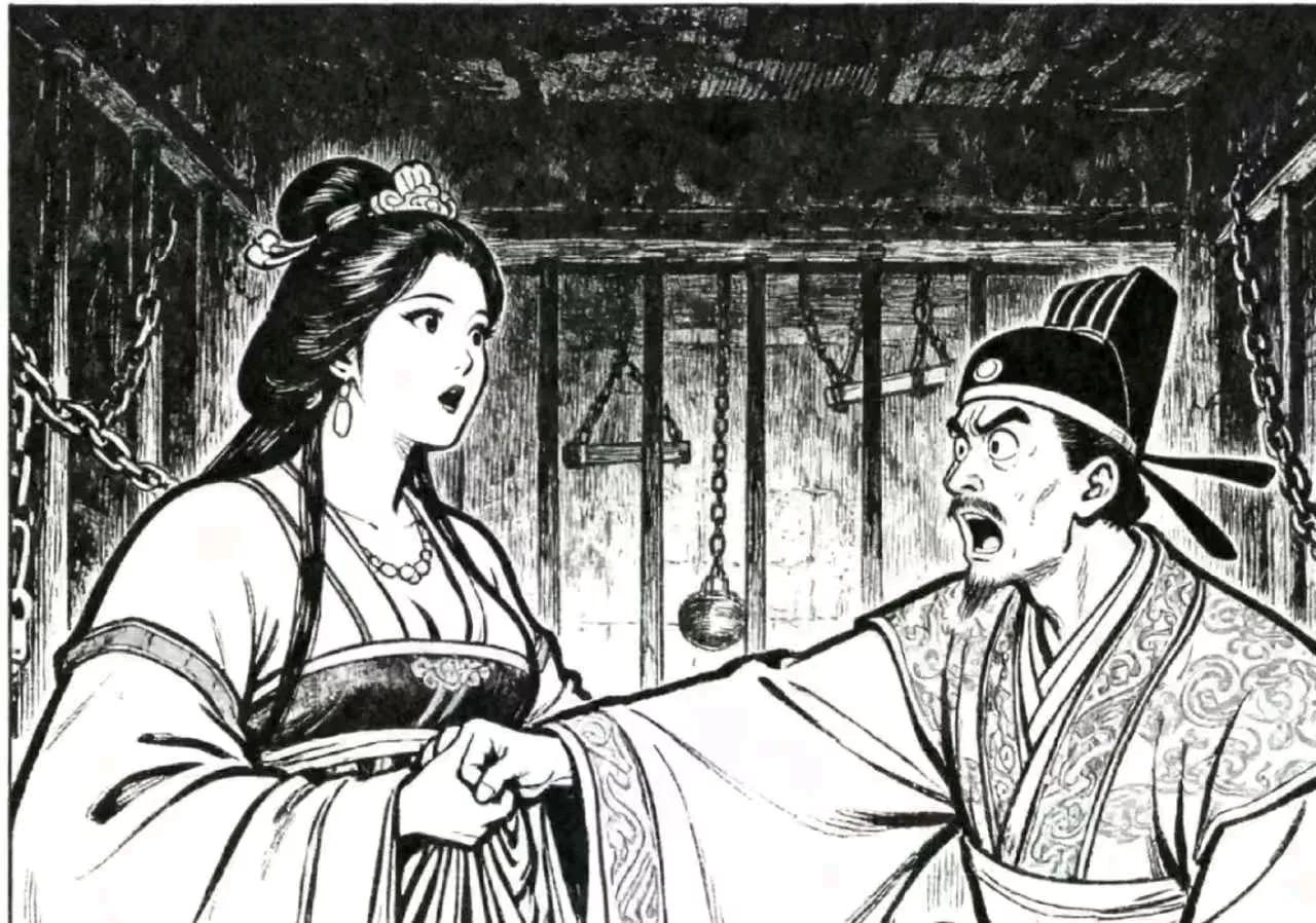 公元656年，42岁的李义府巡察大理寺，突然瞥见一名丰腴美艳的女囚犯。他顿时心痒
