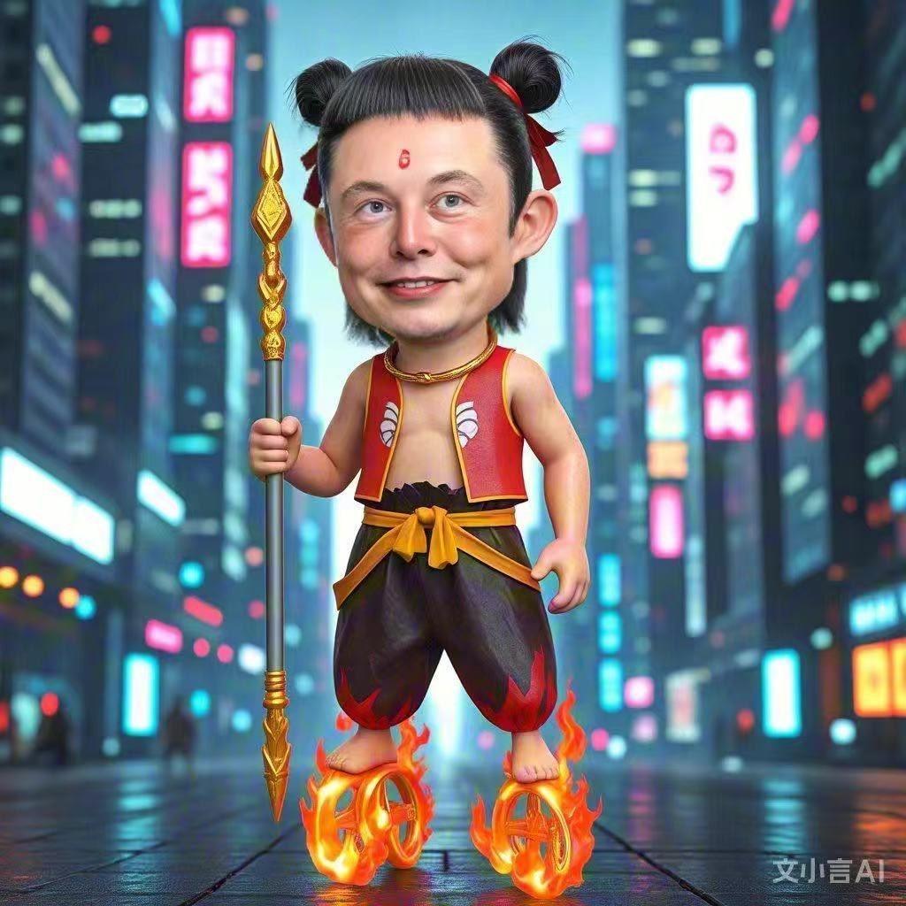 哪吒 x Elon Musk [笑cry][笑cry][笑cry]   