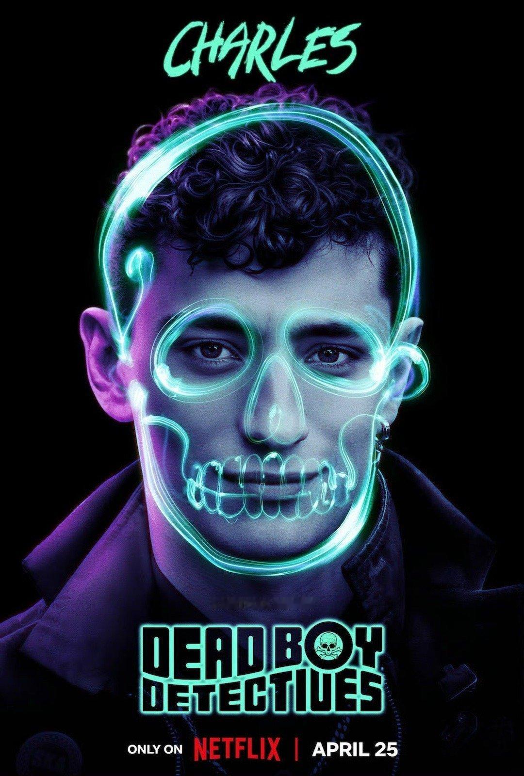 Netflix剧集《死亡男孩侦探社》发布主角团四人组角色海报！！！本剧与Netf