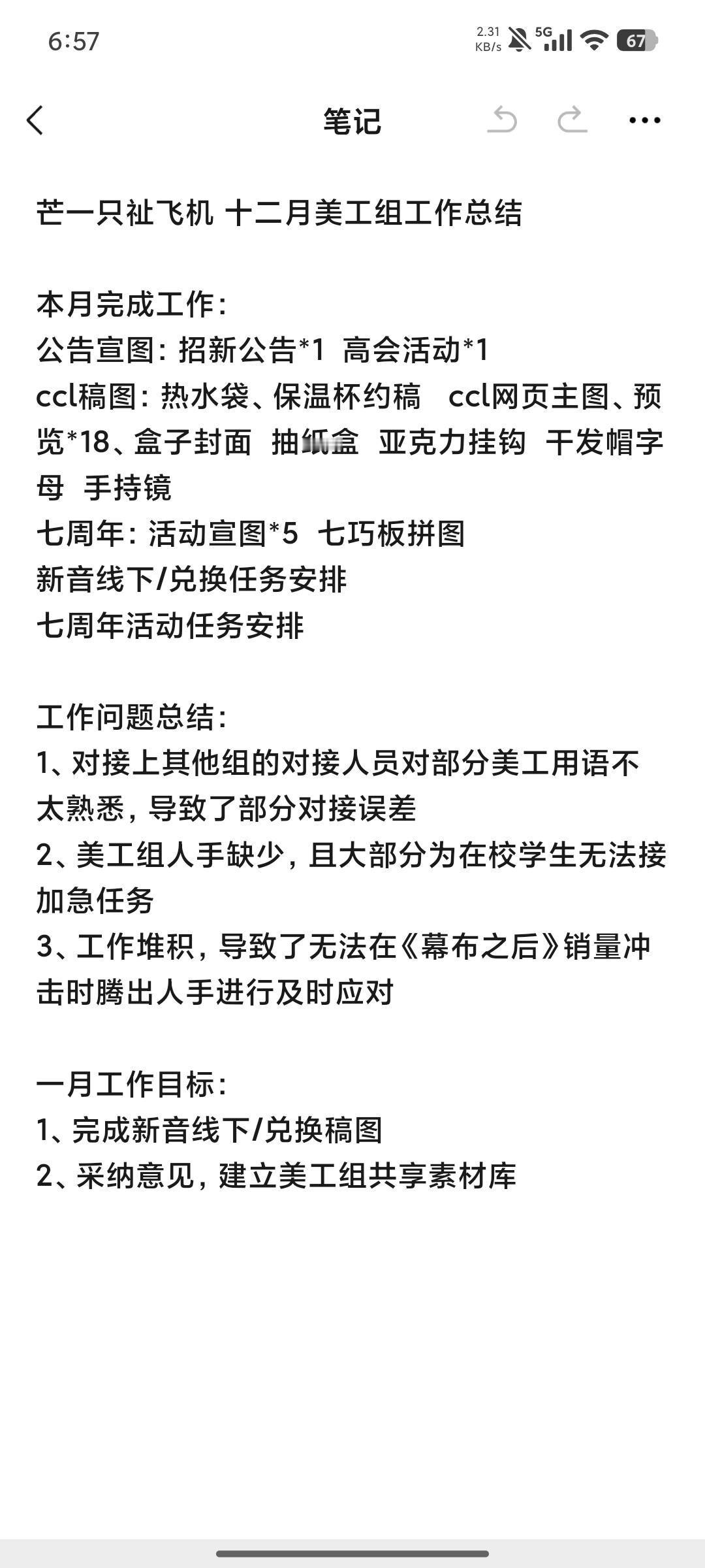 我们纯牛马是这样的，这是我24年12月月中再次回到穆数美工组的工作量[无聊] ​