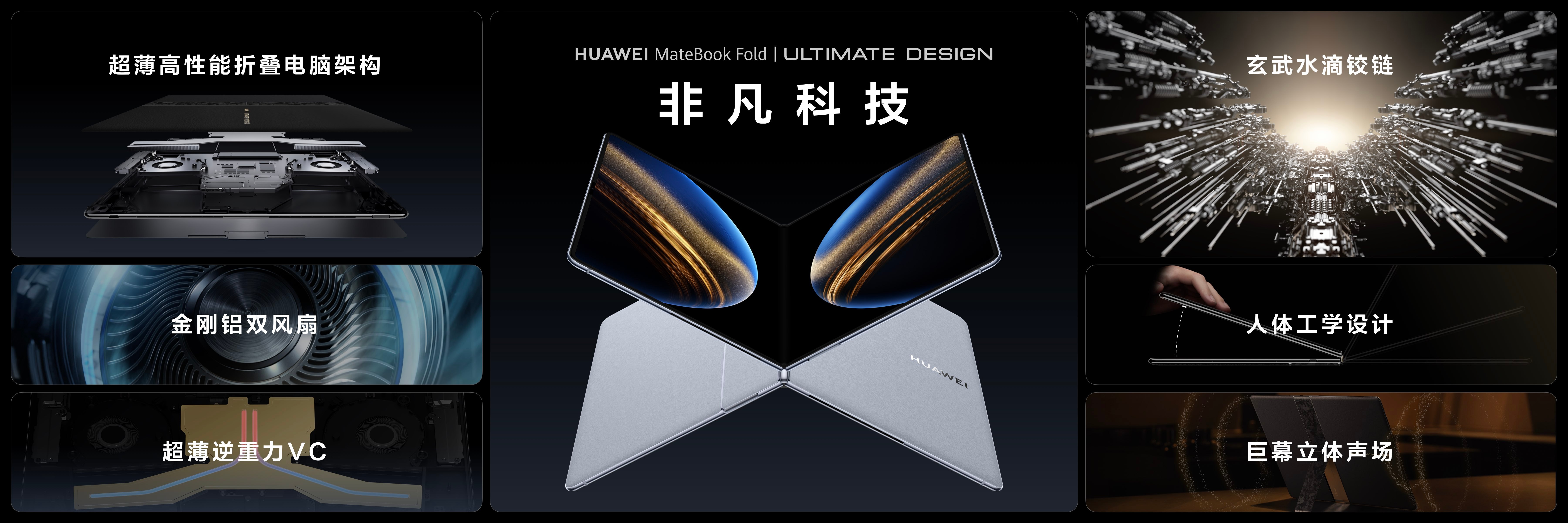 来来来，给大家介绍一下，国产科技产品的巅峰之作，华为发布首款鸿蒙折叠电脑 华为非