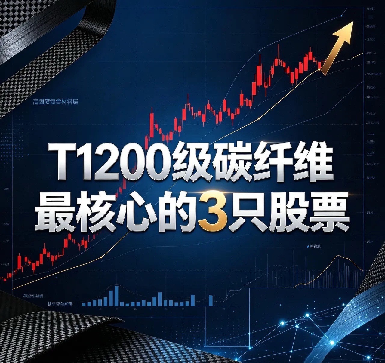 T1200级碳纤维最核心的3只股票：1. 中复神鹰 (688295)作为国内高性