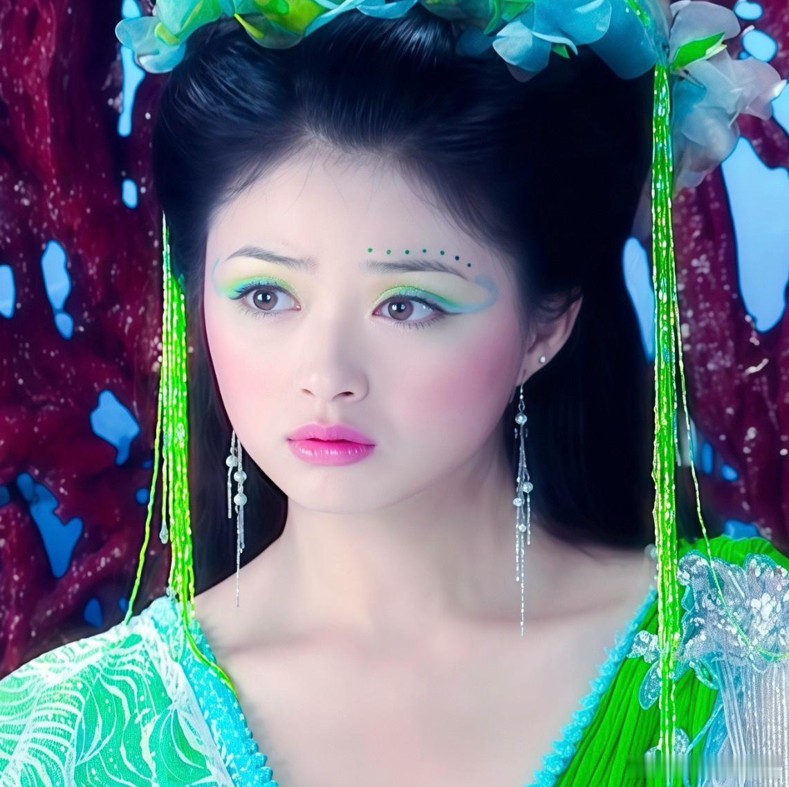 蒋欣  欢天喜地七仙女· 四公主绿儿蒋欣的四仙女灵气又聪明🧚♀️🧚♀️欢天喜