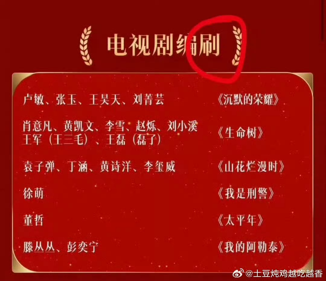 这届金鹰奖已经不是人民的金鹰，观众的金鹰了。它是正午的金鹰、大厂的金鹰、关系的金