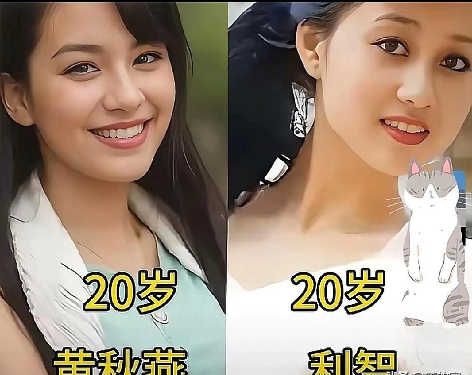 李连杰两位妻子的颜值对比，撕开了多少人的审美偏见。
黄秋燕，同门师姐，灵动俏丽。