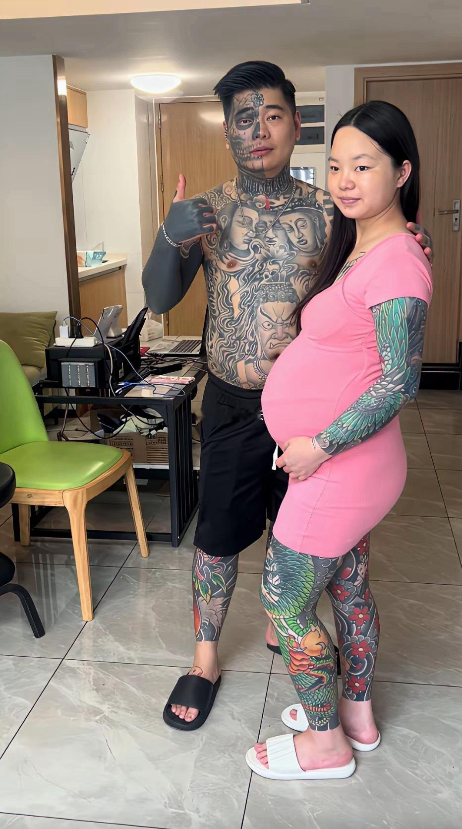 看来以后的宝宝也要纹身了