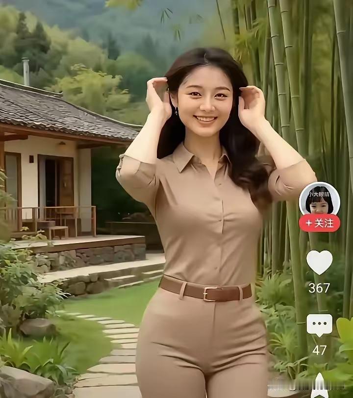 山坡羊·女人之美
容颜堪赞，
身材堪叹，
娇颜美态人人羡。
鼻梁端，眼眸圆，
柳