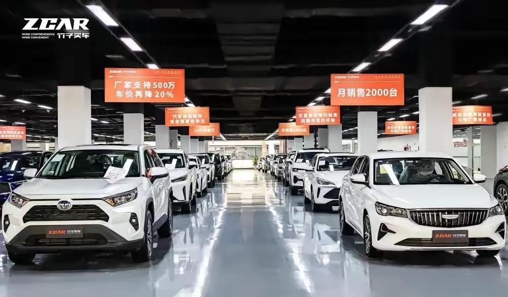 2026年1月，成都的竹子卖车集团直接交付了6488台新车，这在当下车市整体低迷