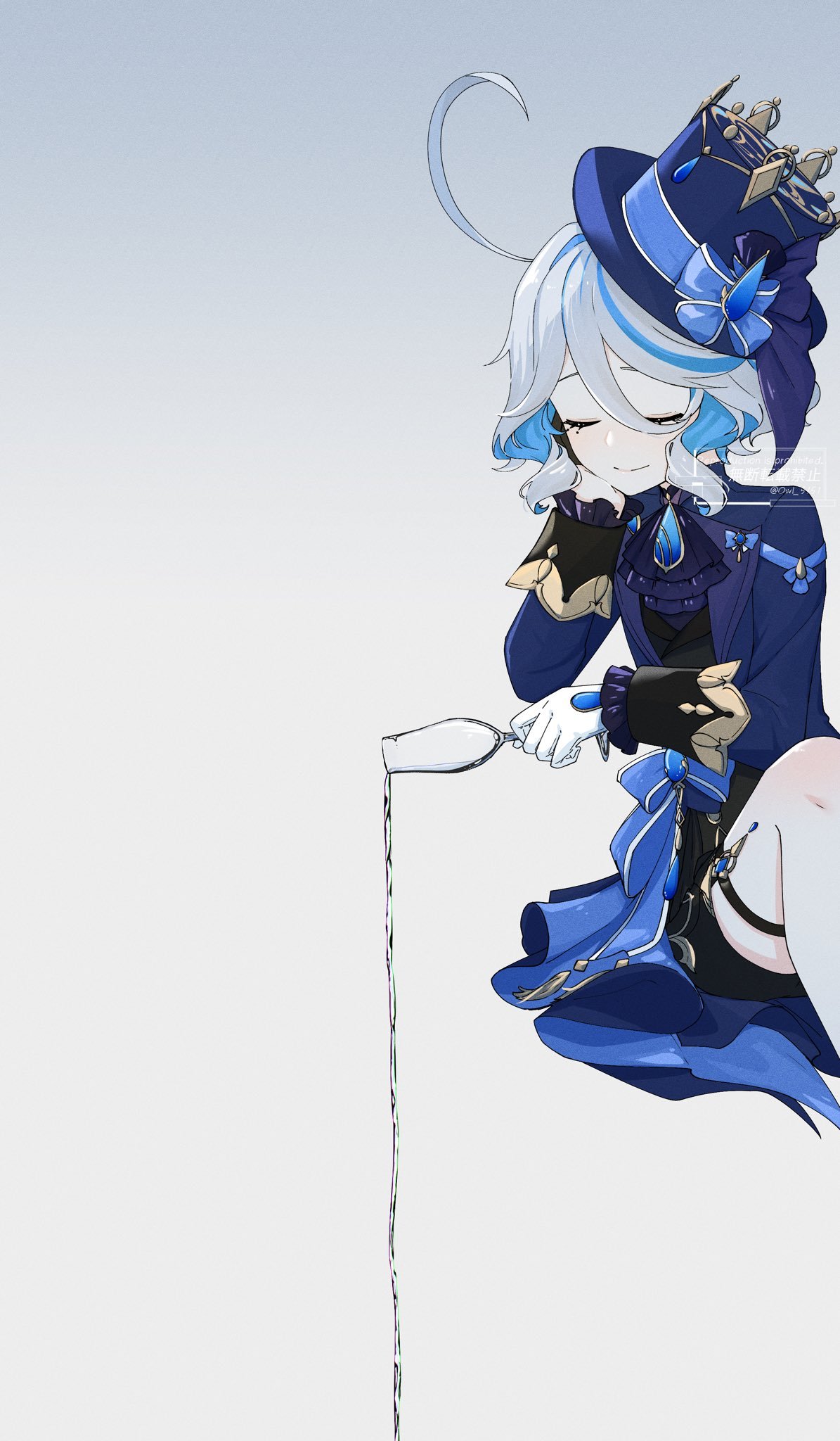 水cr:画师 owl_5151#原神##原神5.0版本##超话创作官# ​​​