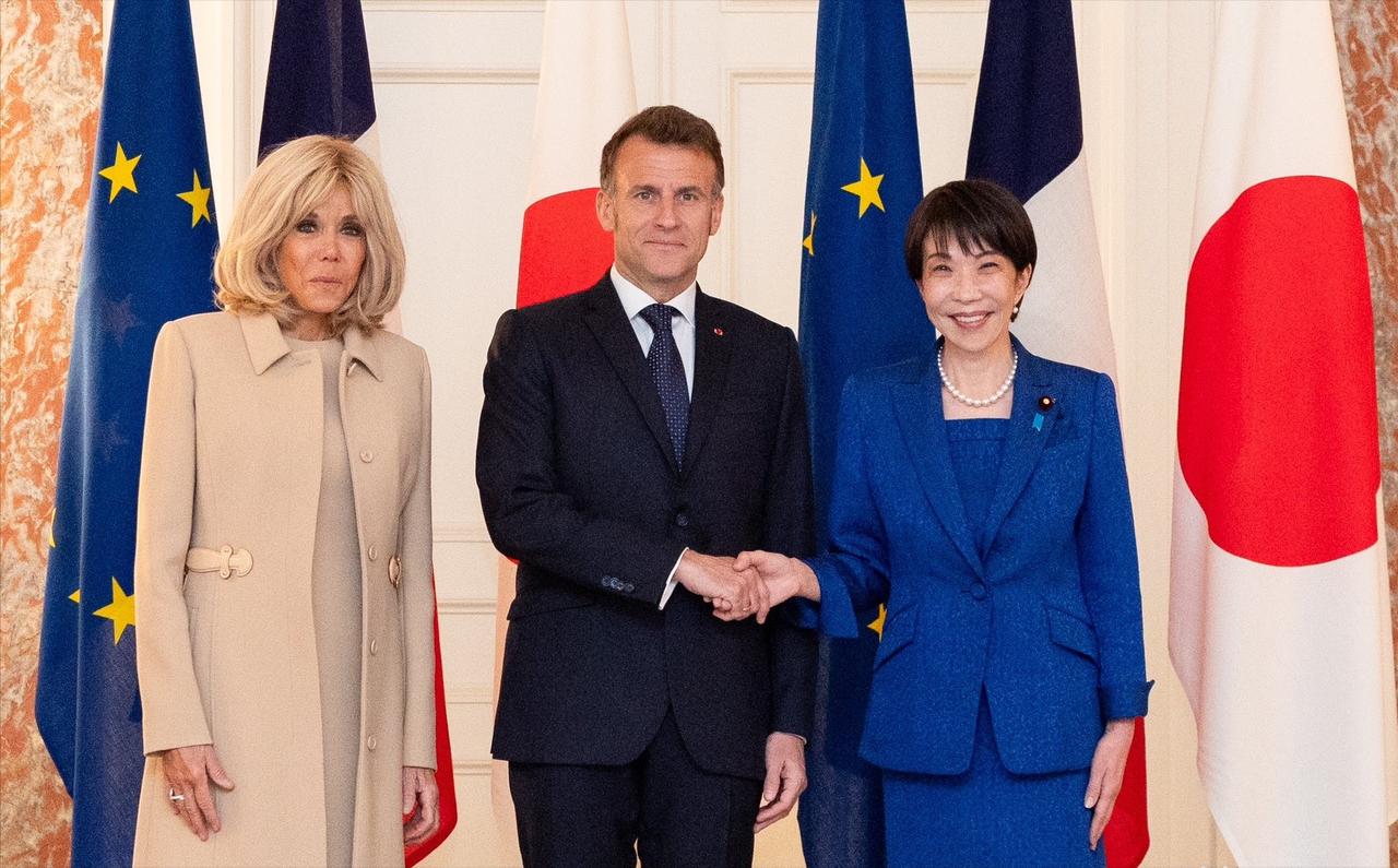日本、法国联合喊话中国！
当地时间4月1日，法国总统马克龙在日本和高市早苗在东京