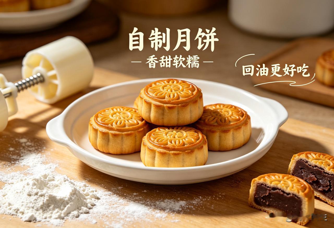 准备中筋面粉100g、转化糖浆75g、花生油30g、枧水2g，混合搅匀揉成光滑面
