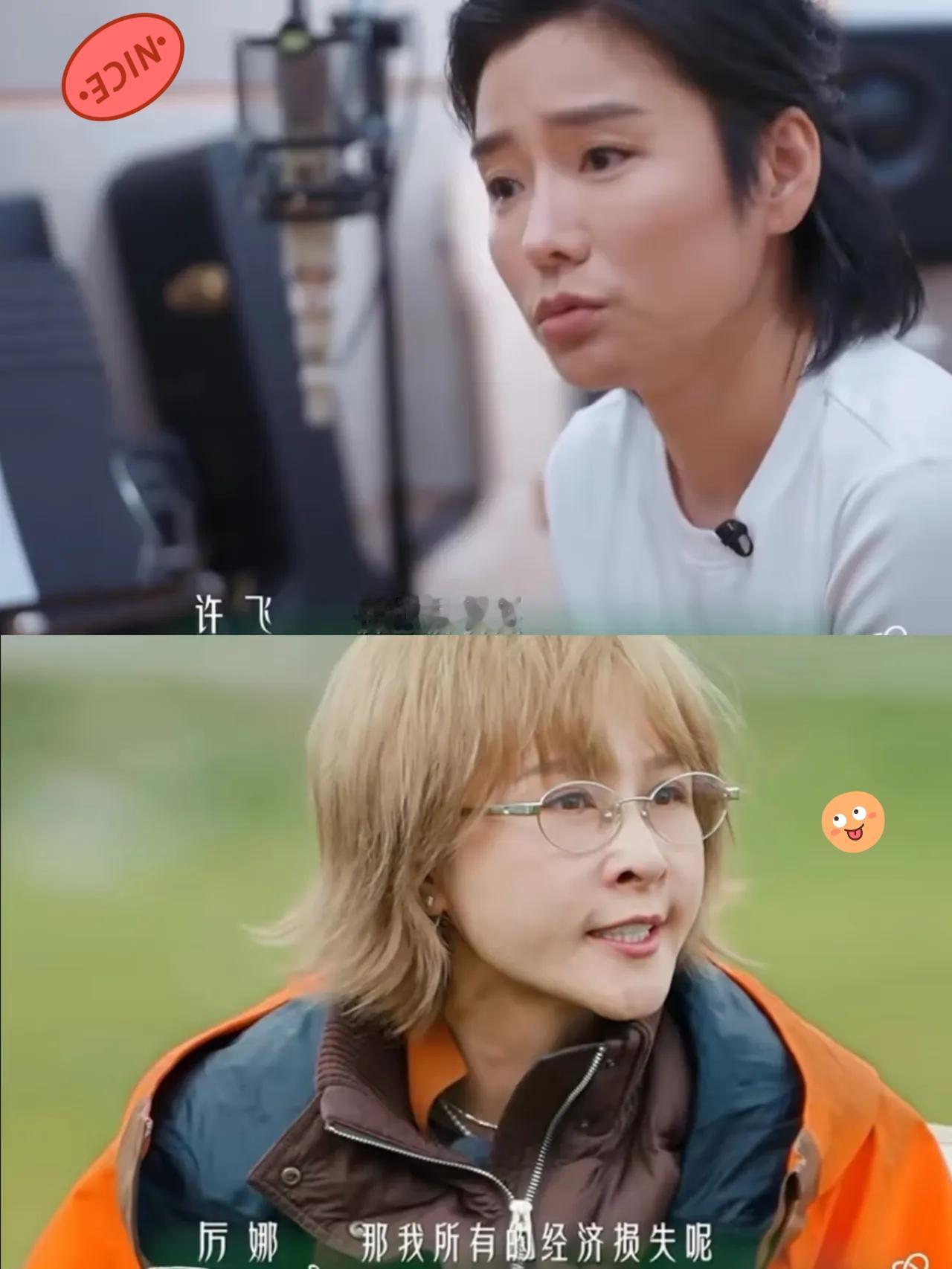 说厉娜上《后会友期》只为“翻红”，真把这事看简单了。她跟许飞隔了快二十年坐下来，