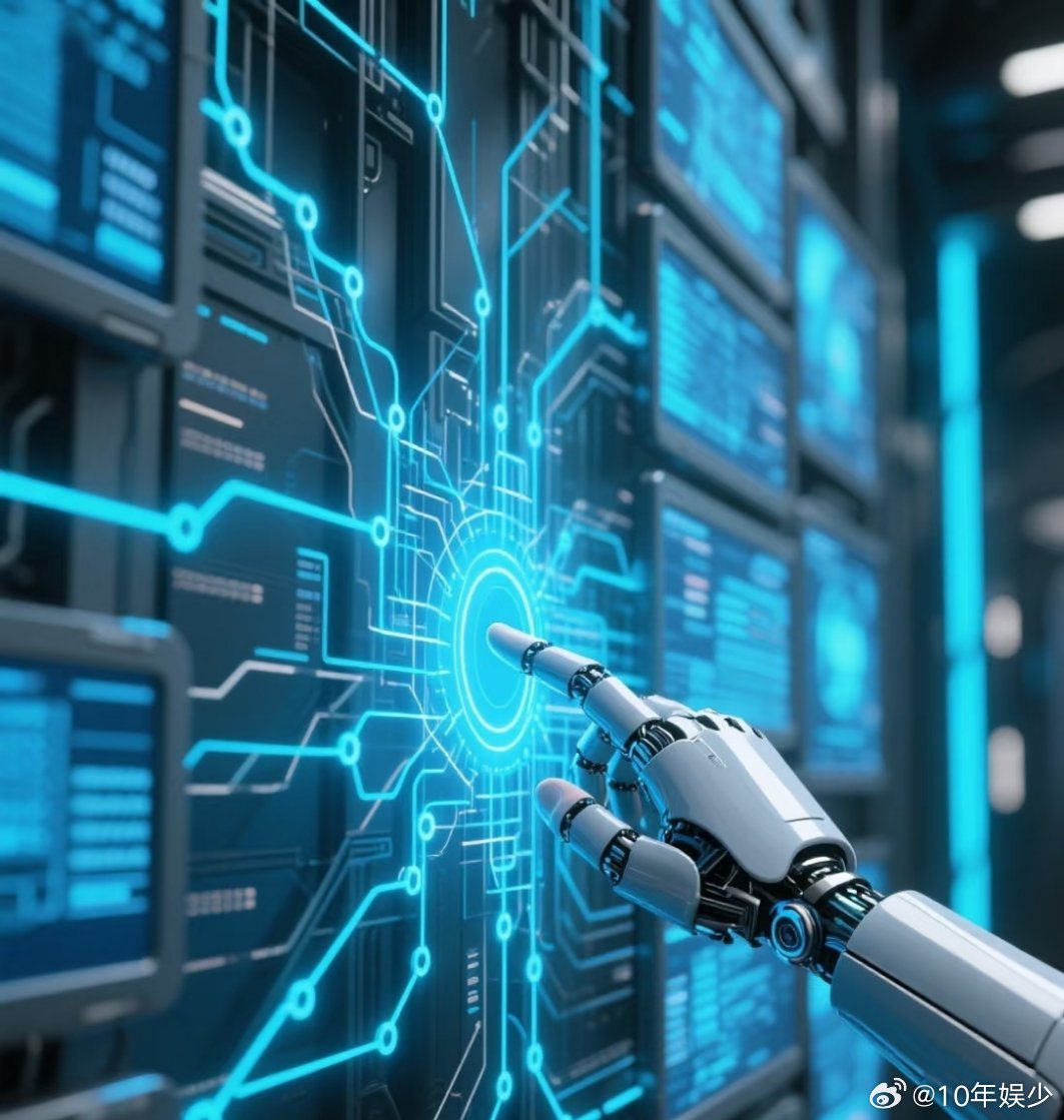 科技创新让中国制造业不赚辛苦钱 智能工厂灯火通明，少数工程师监控全局。预测性维护