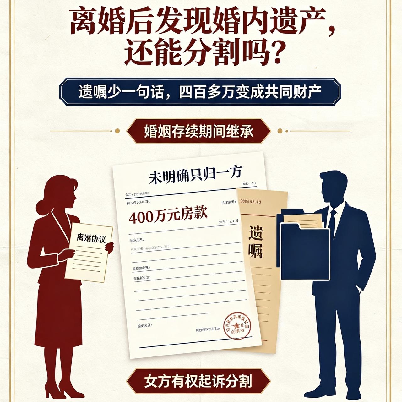 北京，女子和前夫离婚后，对方迟迟不给她当初答应好的100万补偿，女子只好起诉，却