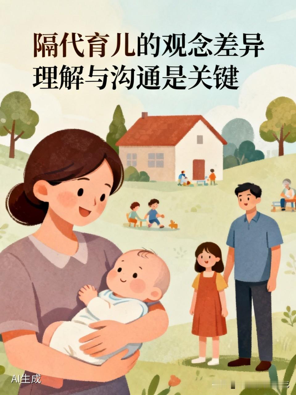 我和妈妈打电话聊天，妈妈说到了带孙子的事，我觉得老人家帮年轻人带孙子挺难的。作为
