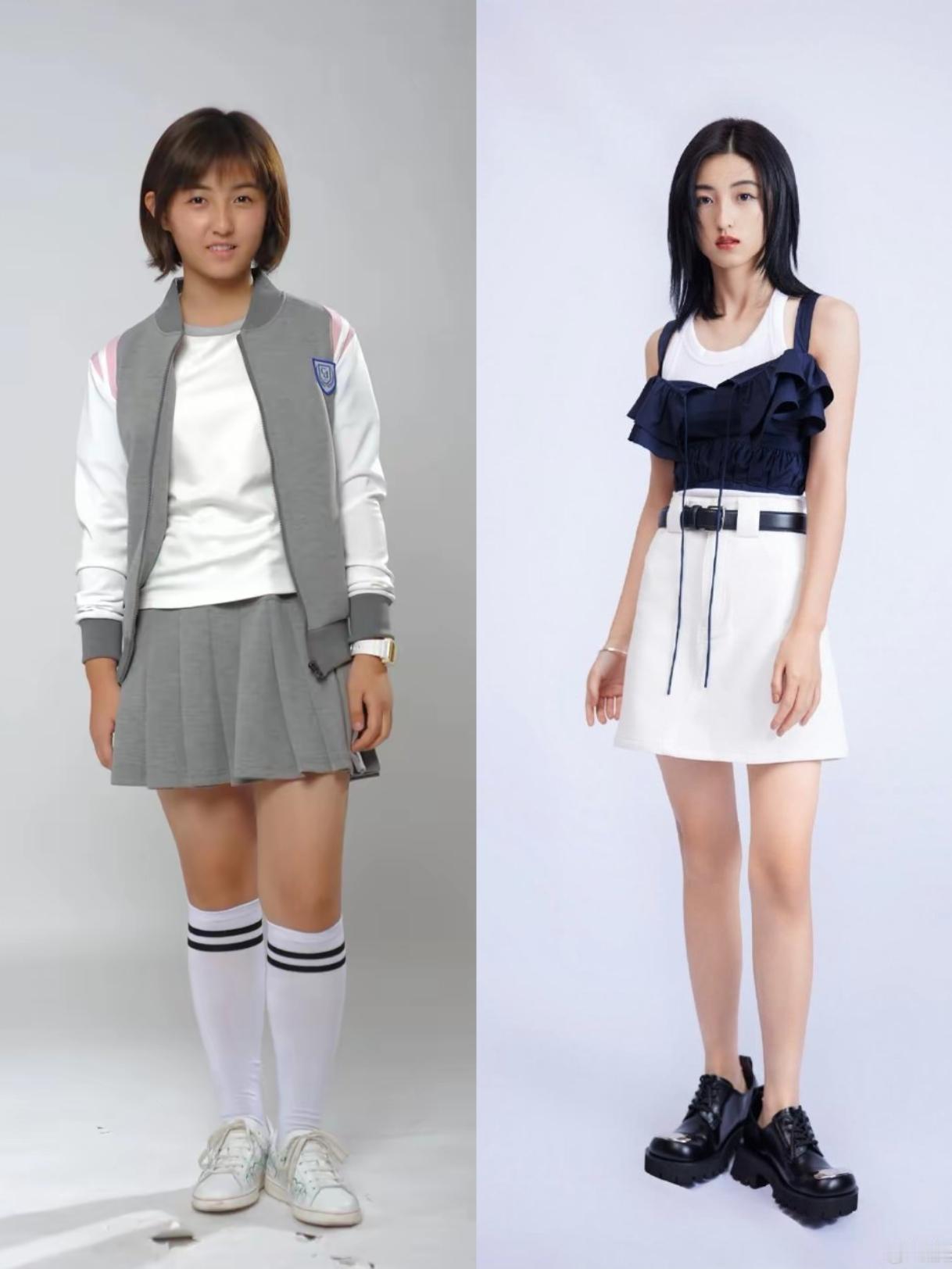 论女明星的自律，两位小童星小时候都是胖嘟嘟的，长大了正式入行之后就都瘦了下来。