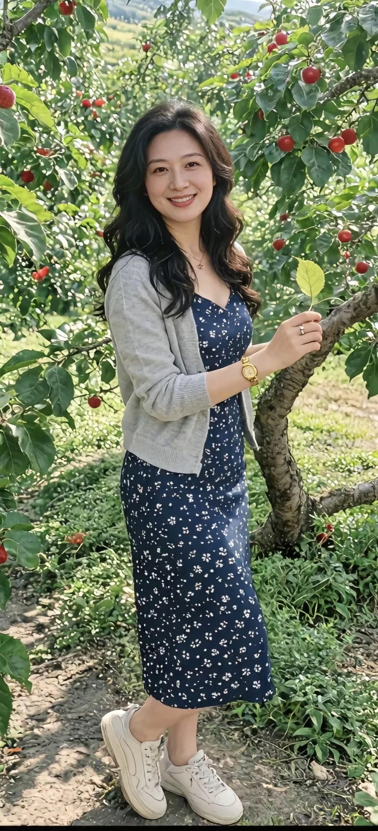 采桑子·晨颂佳人
 
文/熏墨
晴光拂晓凝佳气，秀目如星。雅态盈盈，树下悠然意自