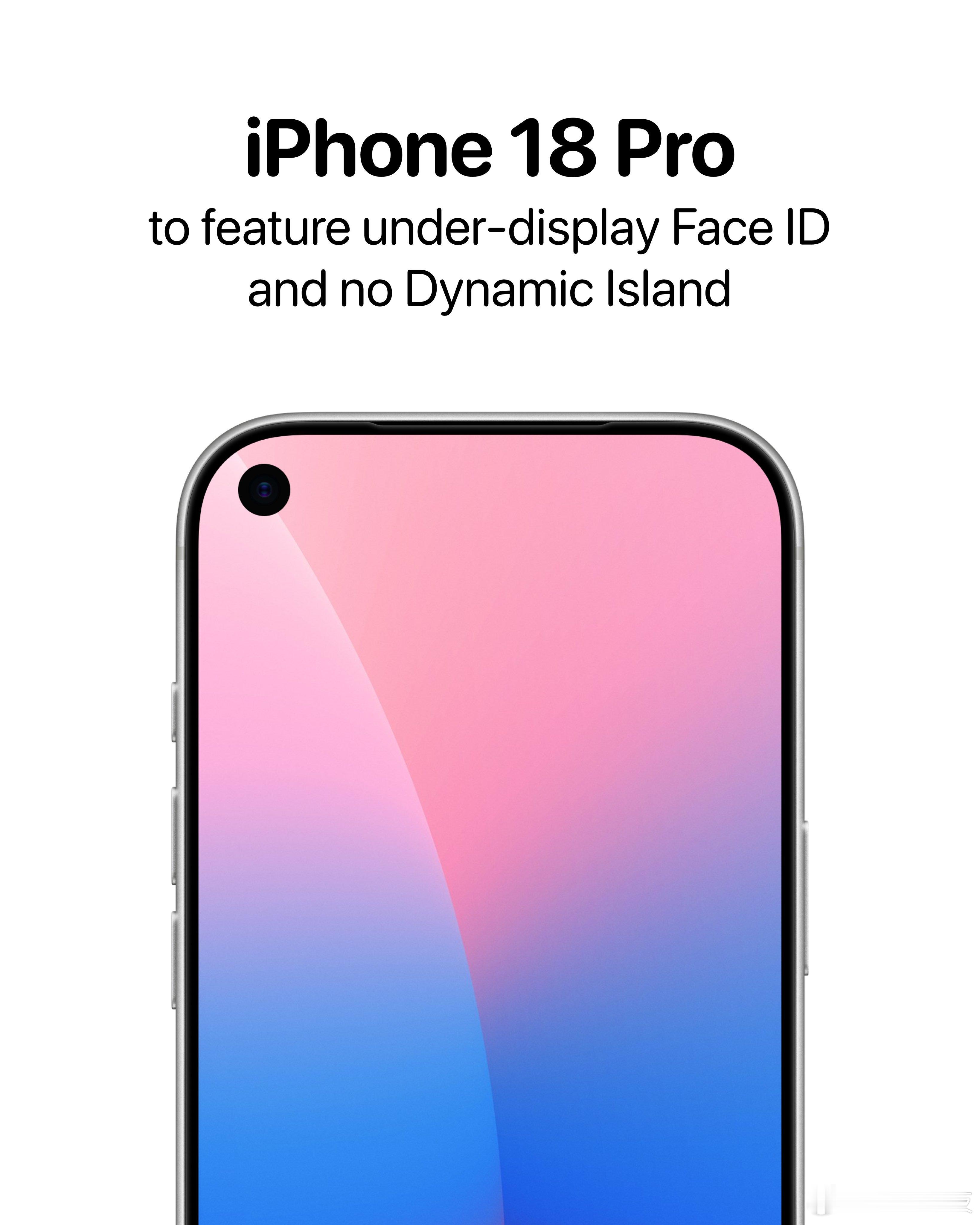 说是iPhone 18 Pro变这样 