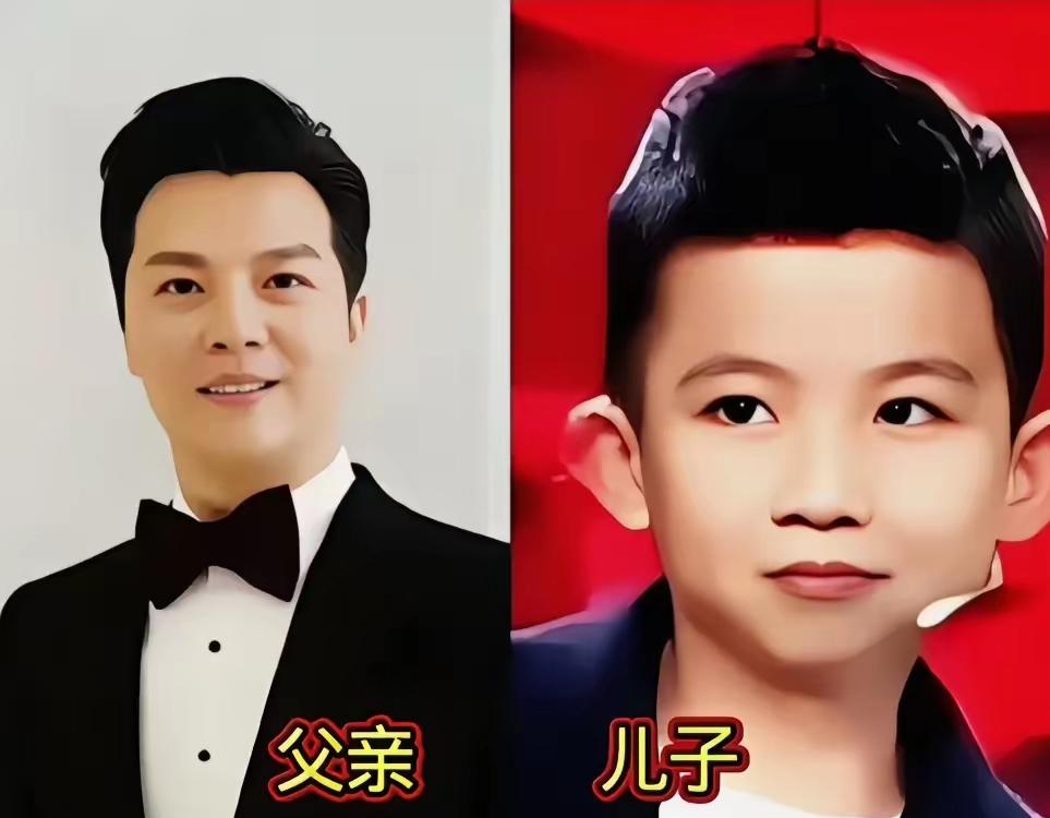 台上是优秀主持人，台下是普通爸妈，孩子们长得好灵动。
 
任鲁豫、白岩松、杨帆、