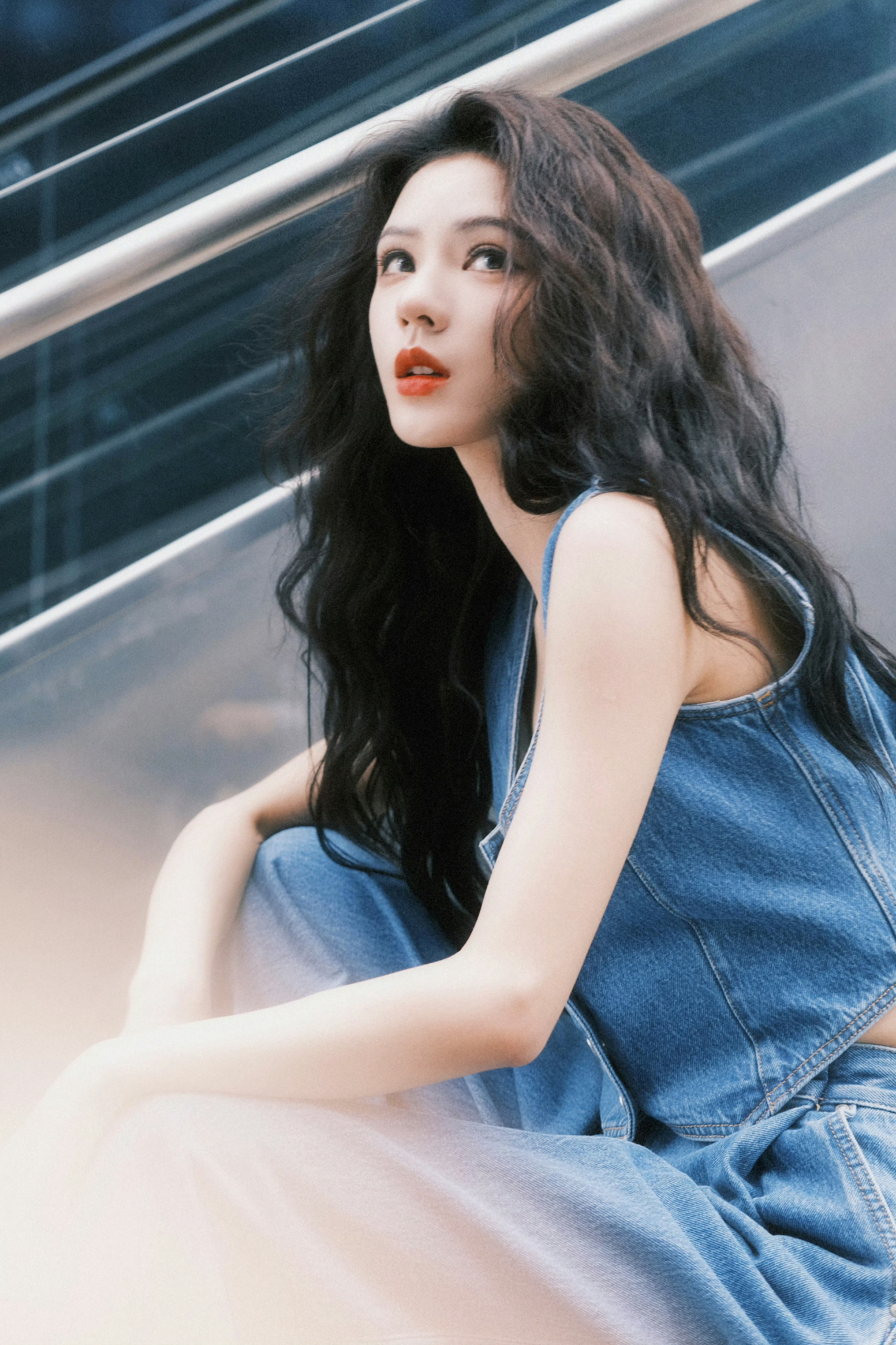 张予曦，好有氛围感的牛仔女郎 ​​​