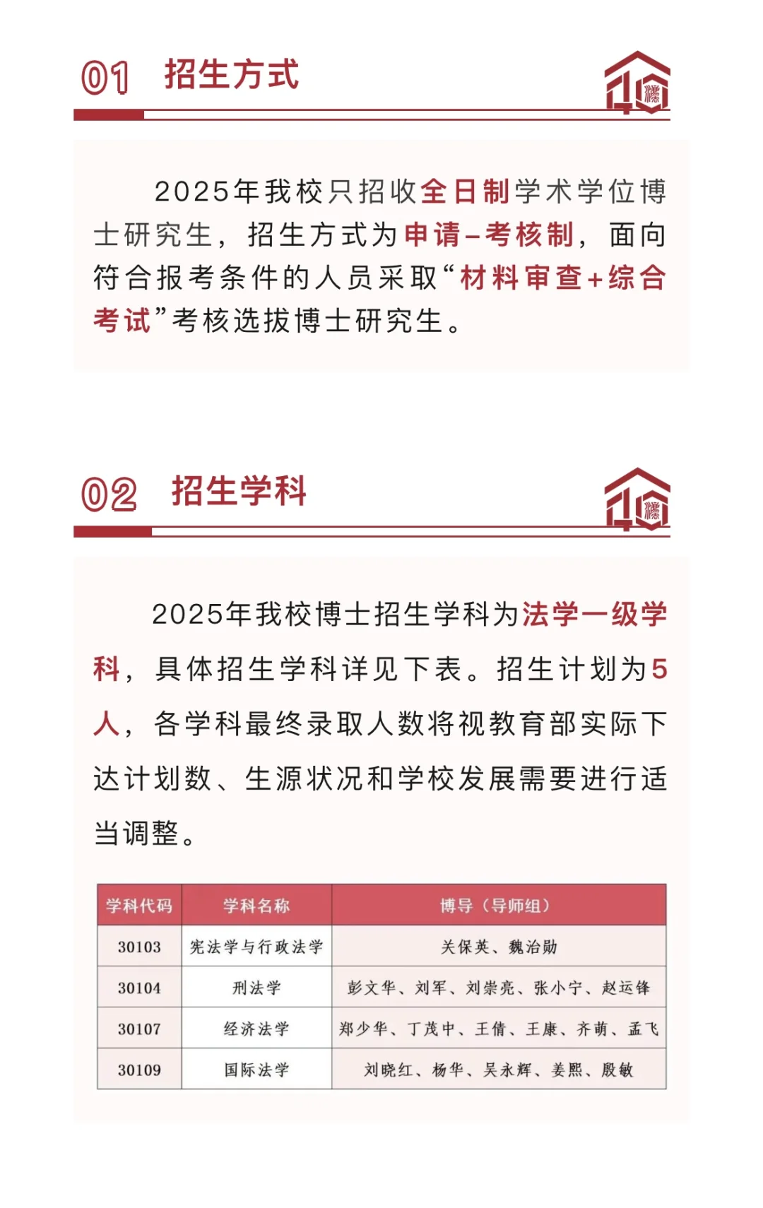 上海政法学院2025年博士研究生招生简章