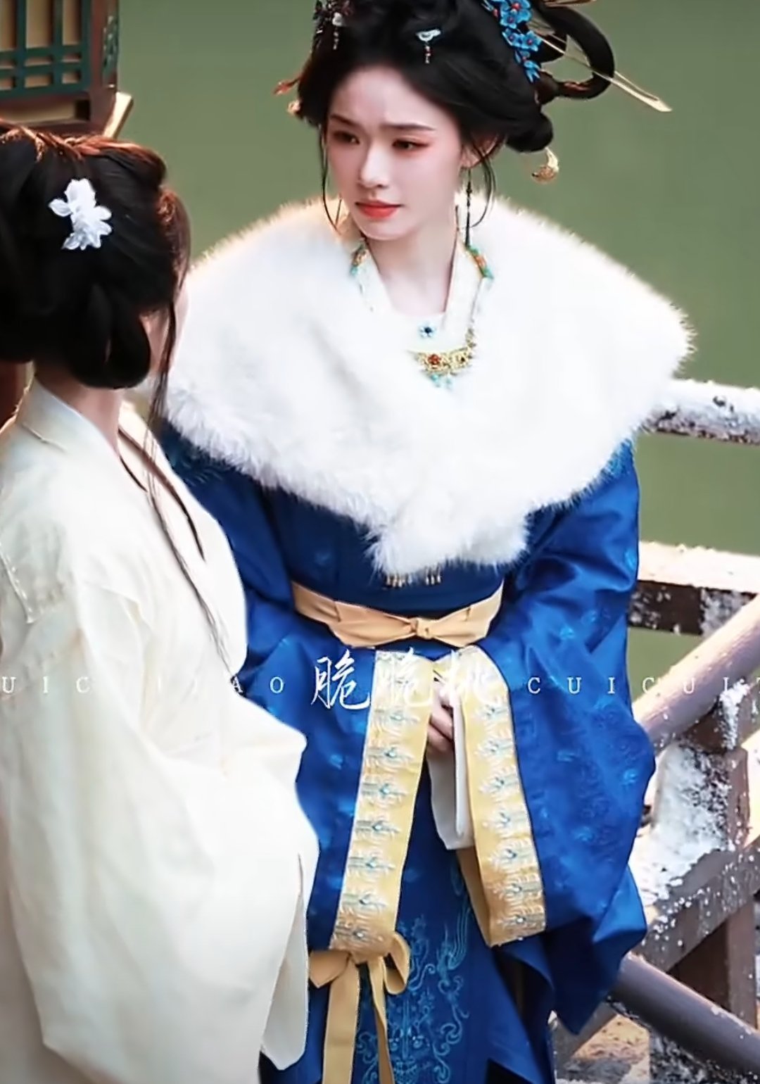 林允《归鸾》温瑜新皮肤路透，华丽翁主！！