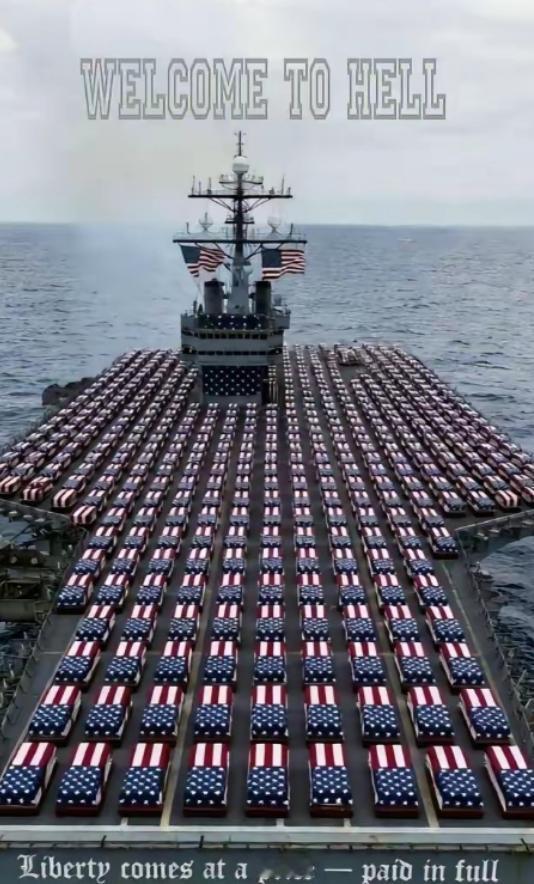 俗话说，杀人诛心，想不到伊朗更狠，还没有开战，直接就把刀捅到美国肺里去了。这张图