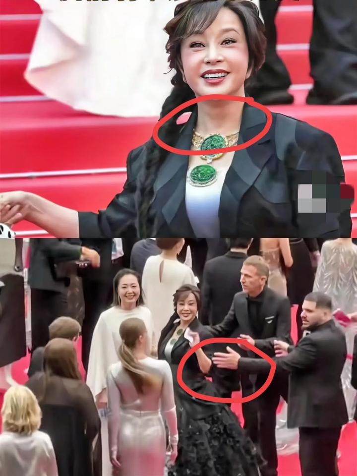 不愧是中国独一无二的女演员

刘晓庆都75岁了，气场太强大了吧

在戛纳红毯上，