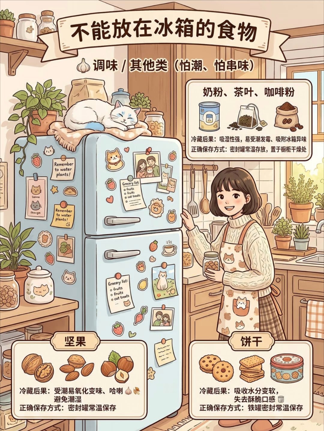 原来这7种果蔬不能放冰箱冰箱不是万能保险箱淀粉类食物冷藏容易“回生”变硬，冷冻才