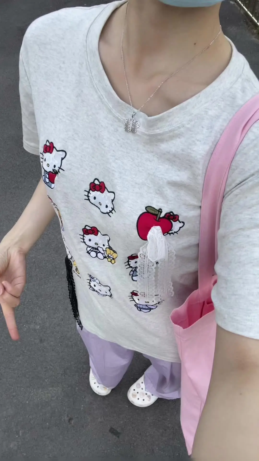 姐妹们要的紫色裤子来喽