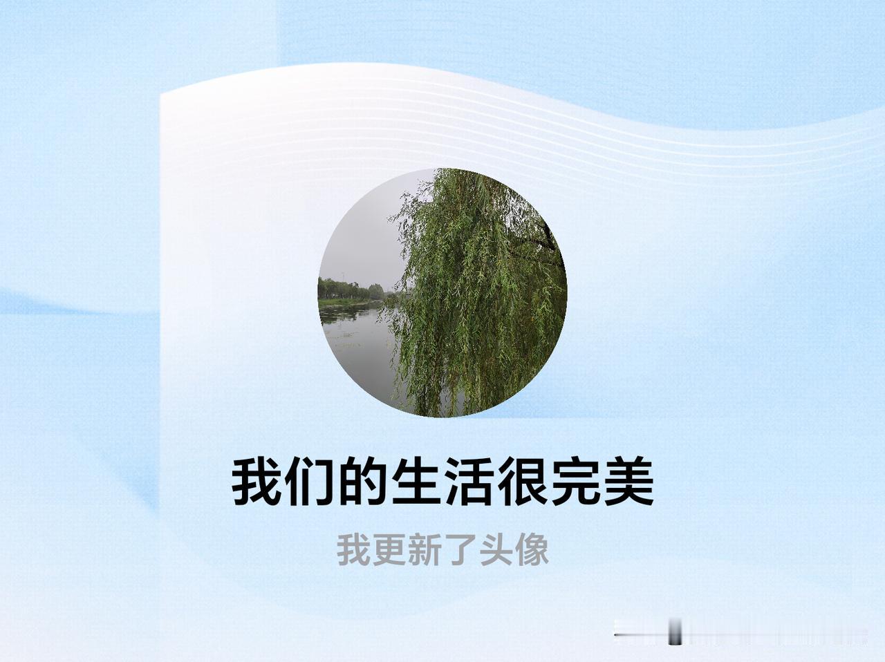 快来看看我新换的头像吧