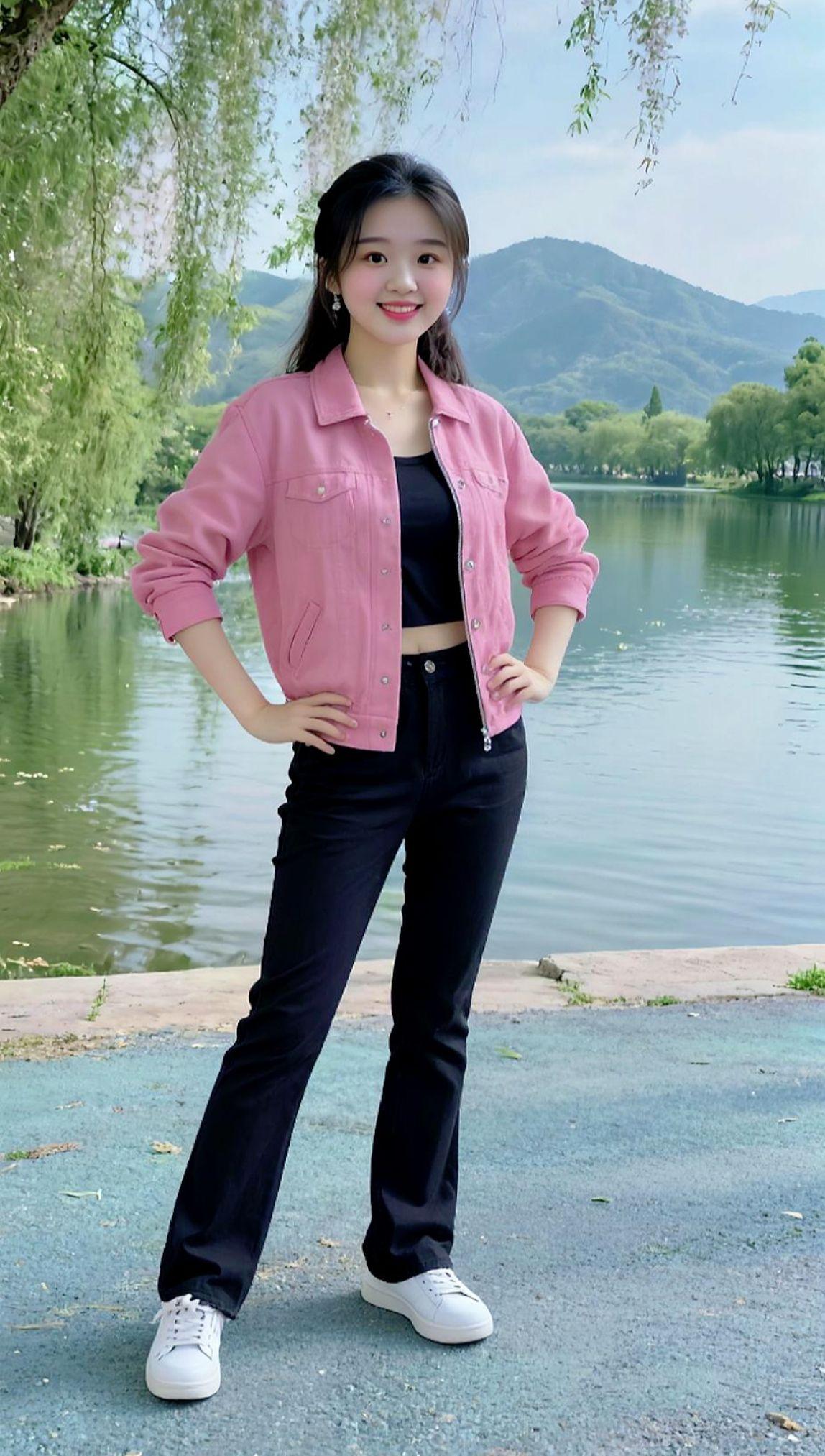 随拍小姐姐 颜值大美女 微笑起来很美