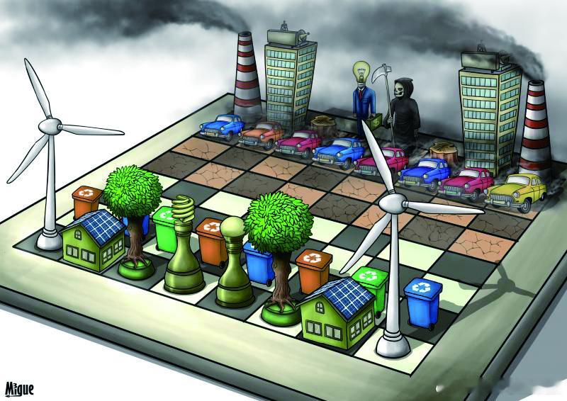 环保棋    米格尔·莫拉莱斯·马德里加尔（古巴） ​​​