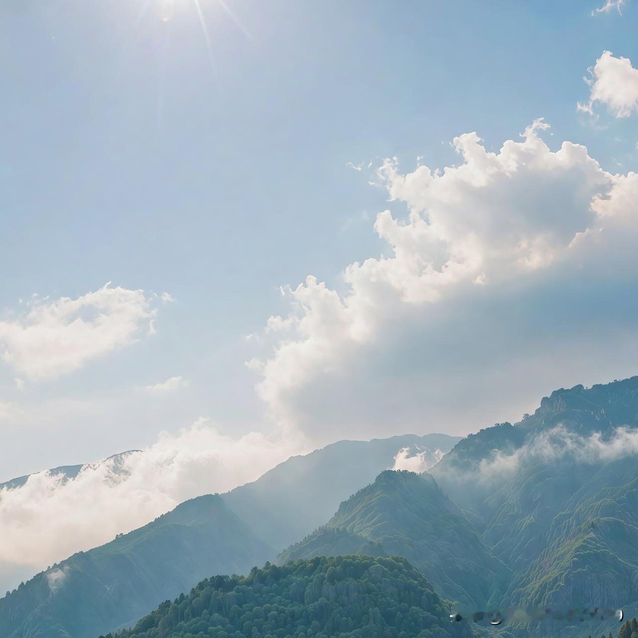 前阵子去白沙碰上周连阴雨后初晴的清晨，站在半山腰直接看呆了。
不愧是“云的故乡”