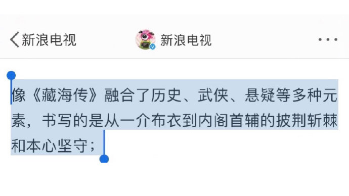 #藏海传从一介布衣到内阁首辅# #优酷副总裁谈藏海传# “《藏海传》融合了历史、