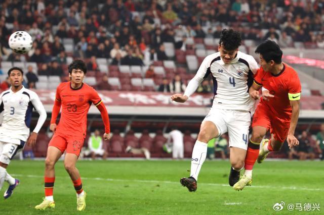 U23国足中国队国足 U23国足再平泰国 延续打法内容却有提升3月25日晚，中国