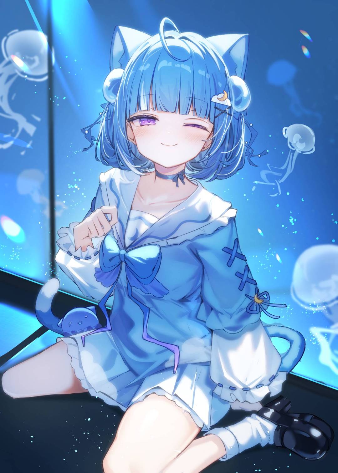 海月云萝娅——虚拟YouTuber——画师: haidollo，网页链接