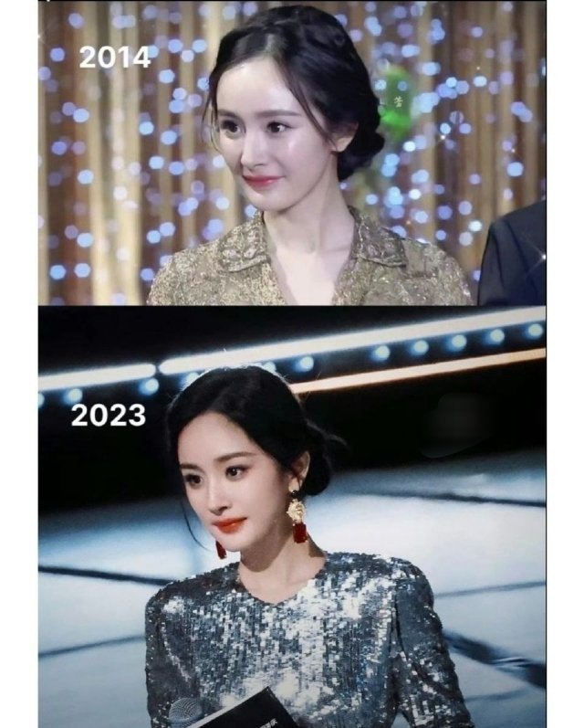 杨幂好像又回春了，重回20年状态。 ​​​