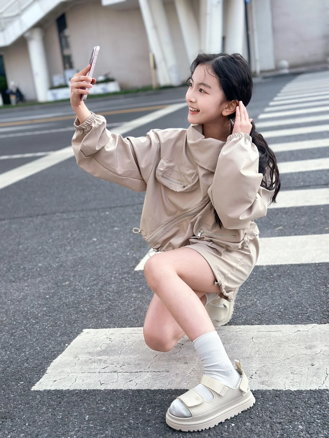 10后大长腿小孩姐的出街新宠！一眼就心动了