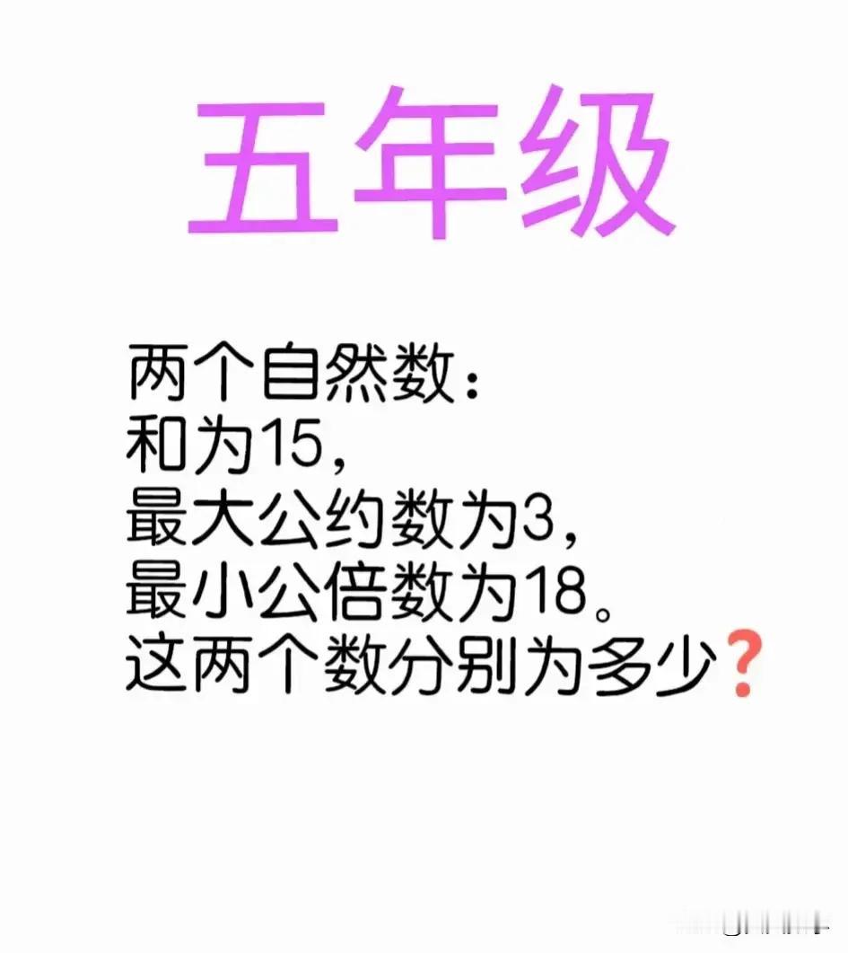 好题目分享，正是知道五年级的小学生题目，不知道的还真的是不会做呀，一点解题思路都