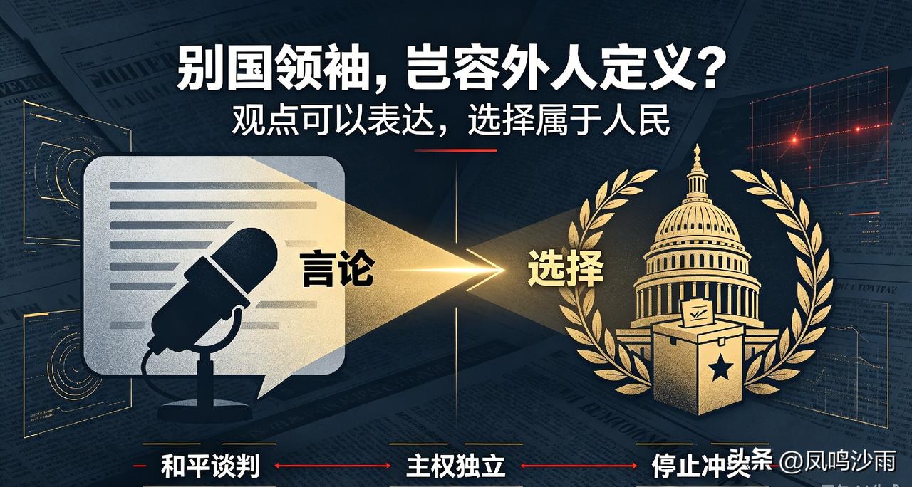 一句话搅动风云！特朗普称乌克兰需要换领导人，合适吗？

一国的领袖，岂能由别国来