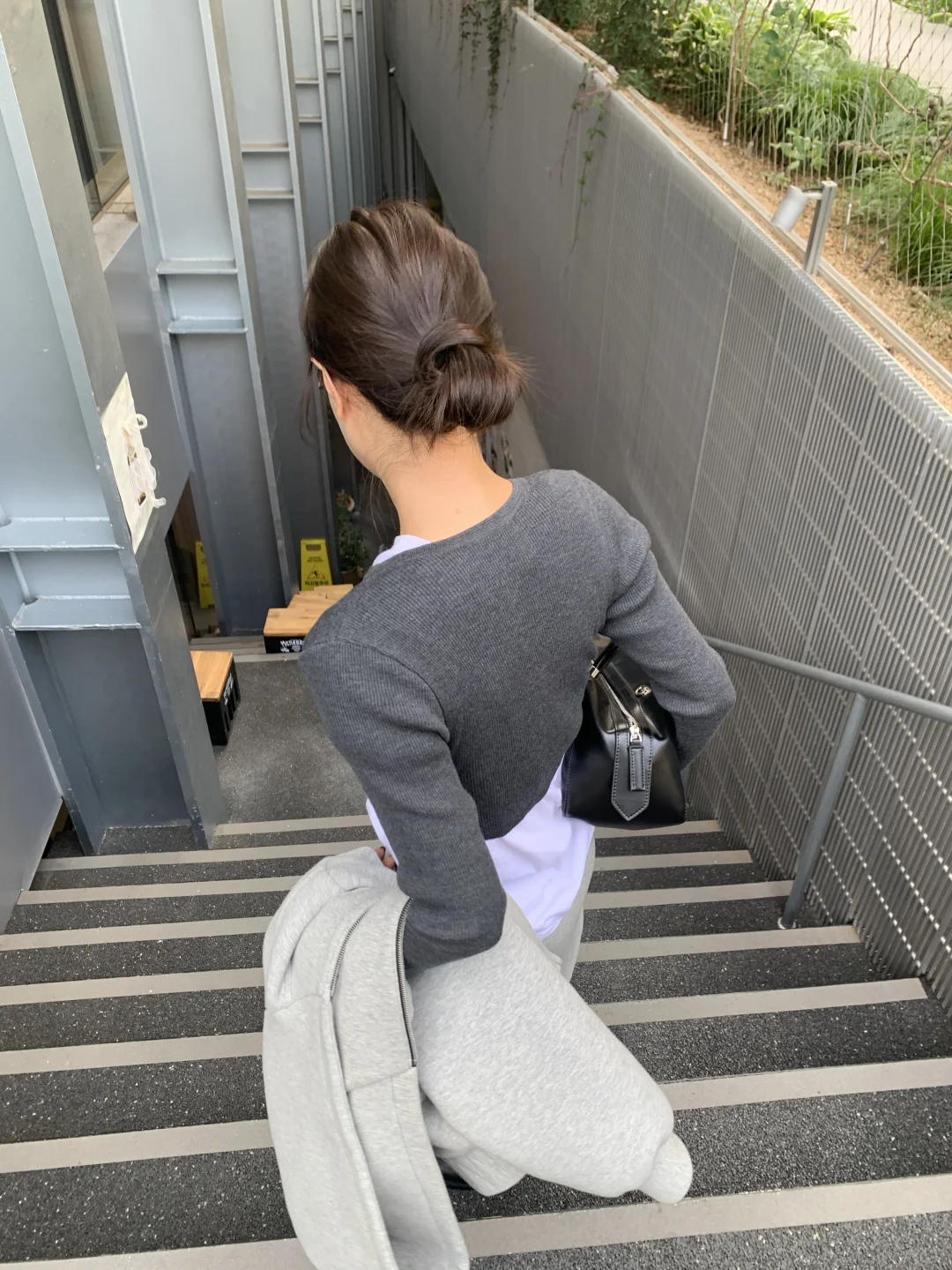 低丸子头超适配秋冬松弛感