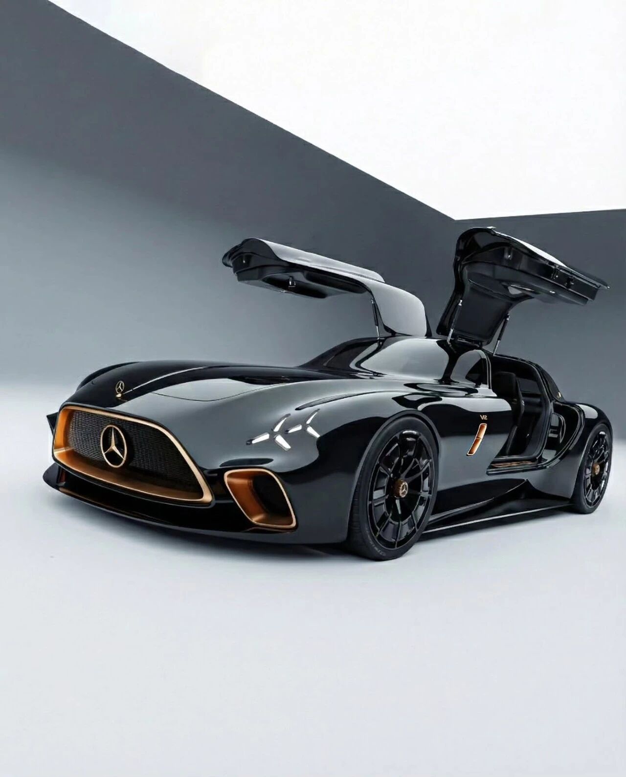 这个概念通过 AMG Iens 重新诠释了梅赛德斯-奔驰 300 SLR 乌伦哈