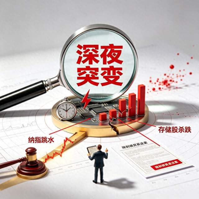 外盘深夜突变！纳指跳水、存储股杀跌，美议员提出限制俄贸易法案